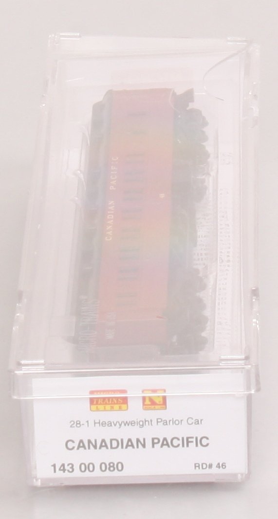 Micro-Trains 14300080 N Canadian Pacific 83' 28-1 Heavyweight Parlor Car #46
