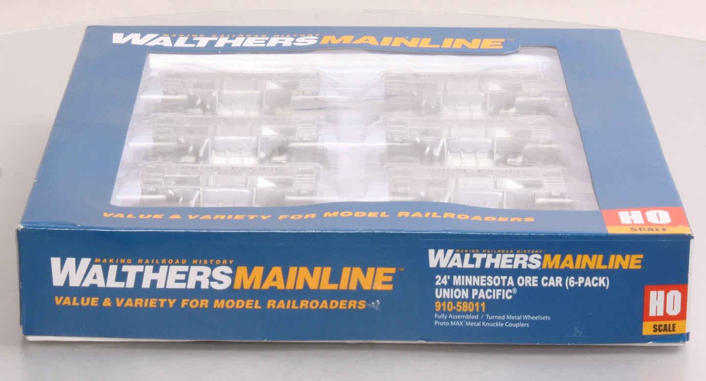 Walthers 910-58011 Union Pacific 24' Minnesota Ore Car 6-Pack
