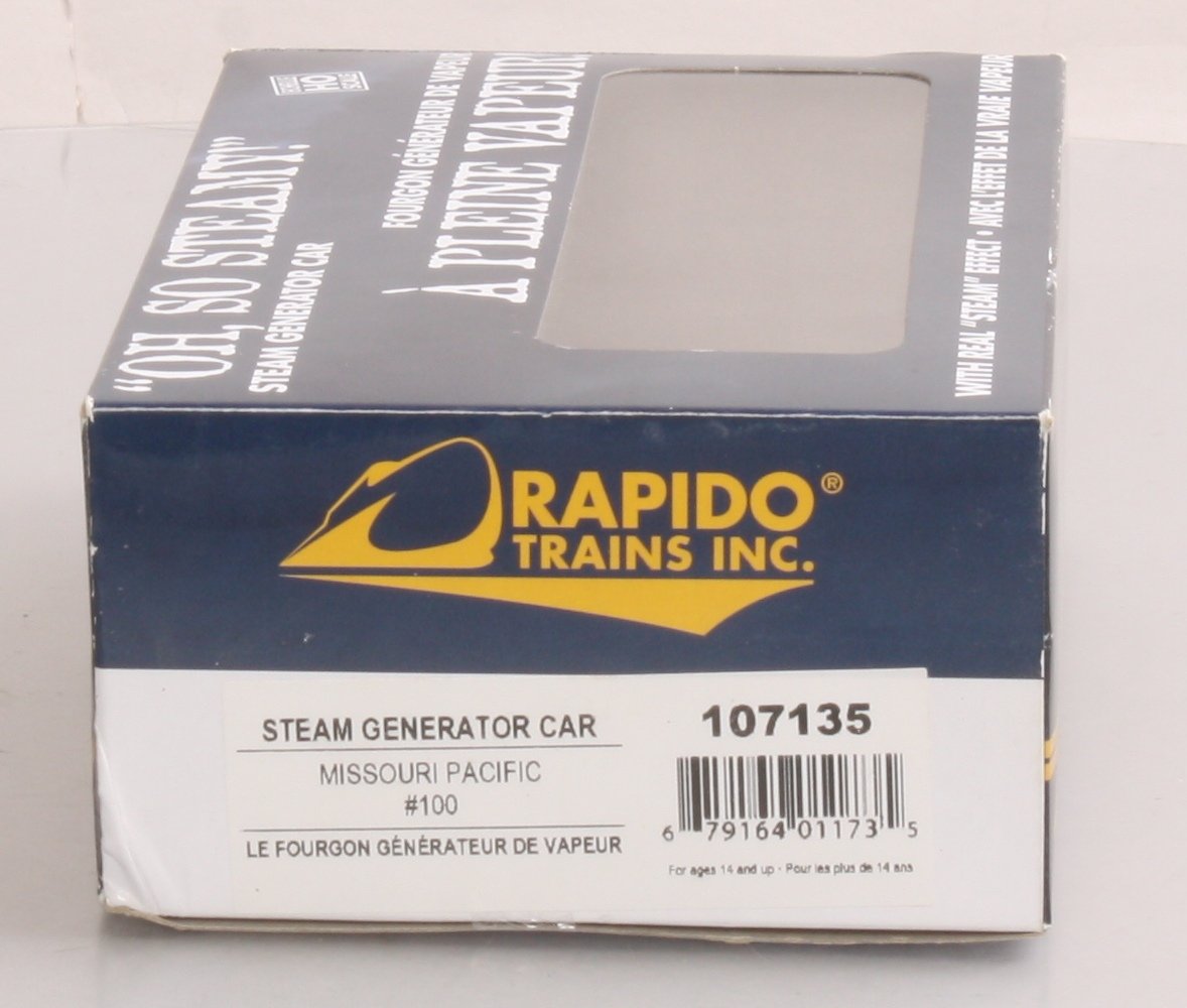 Rapido Trains 107135 HO Missouri Pacific Steam Generator Car #100 (Jenks Blue)