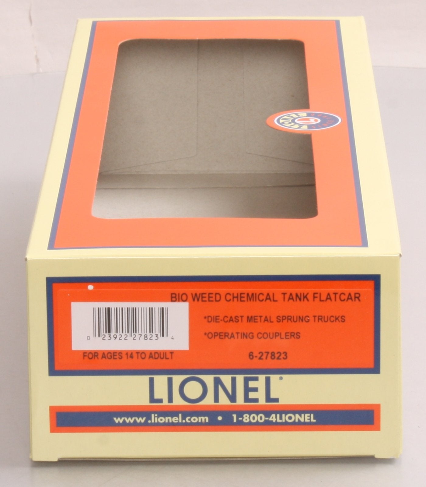 Lionel 6-27823 O Bio Weed Chemical Tank Flatcar
