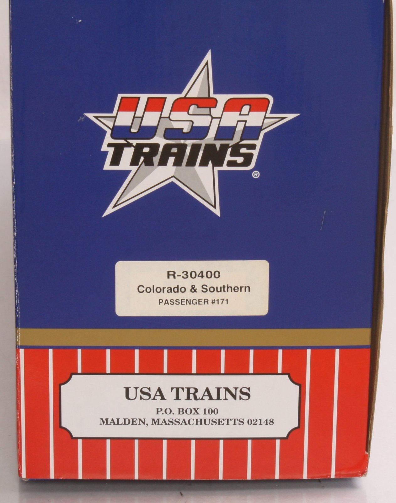 USA Trains 30400 G Scale C&S Overton Pass Car #171 - Metal Wheels