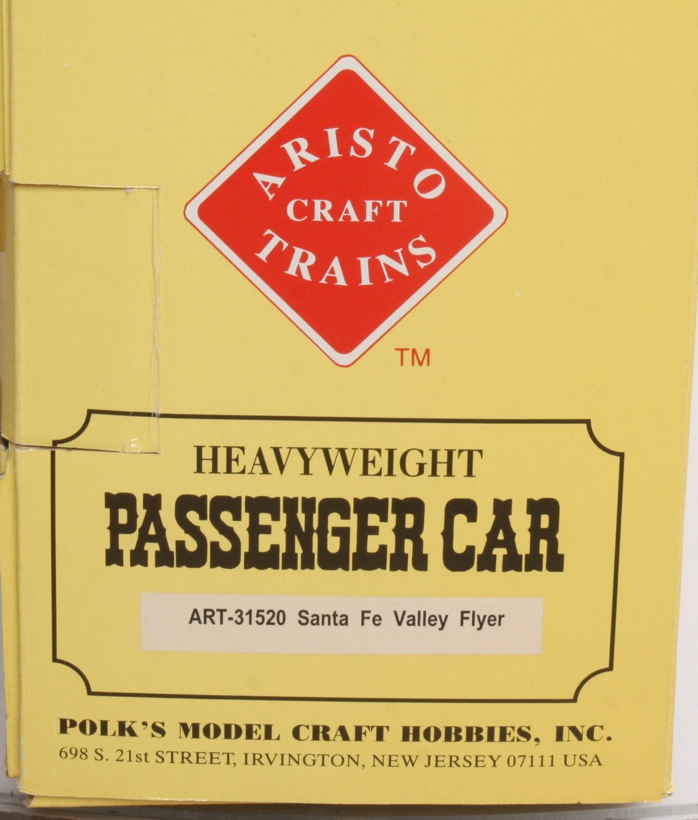 Aristo-Craft 31520 G Scale Santa Fe Heavyweight Dining Car #1467