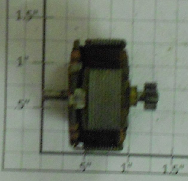 Marx MX-ARM-1 Motor Armature Bearing & Pinion Extended Small Gear Type