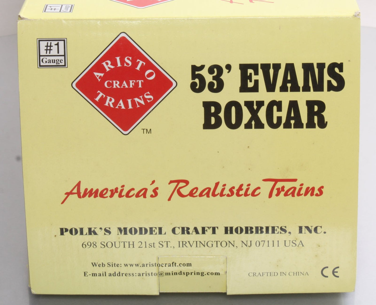Aristo-Craft 50006 G Scale Union Pacific 53' Evans Boxcar (Metal Wheels)
