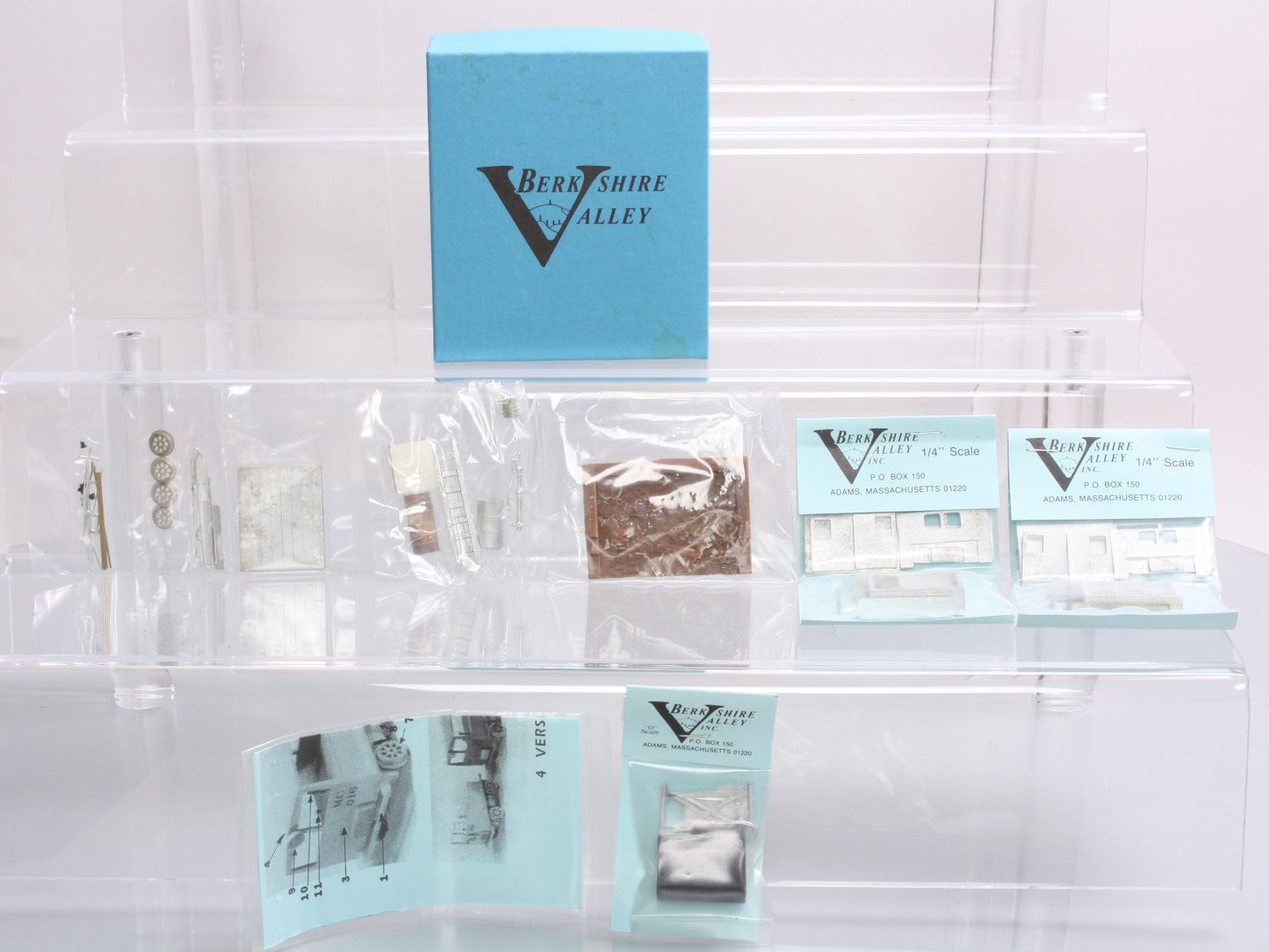 Berkshire Valley 807 O Handcar Shed Detail Kit