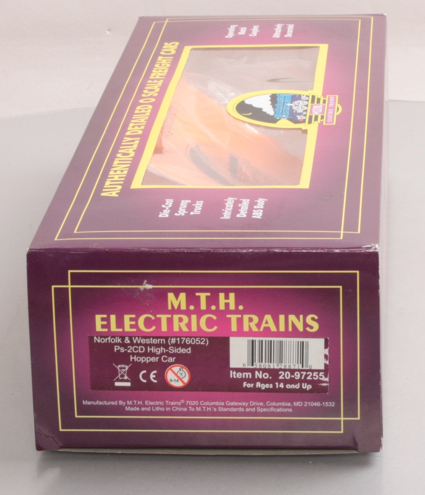 MTH 20-97255 Norfolk & Western Ps-2CD High-Sided Hopper Car