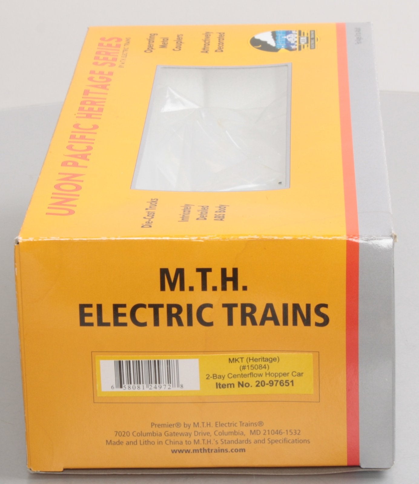 MTH 20-97651 O Missouri Kansas Texas 2-Bay Centerflow Hopper #15084