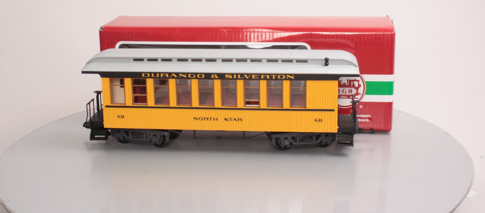 LGB 30803 Durang & Silverton Passenger Car #631 – Trainz