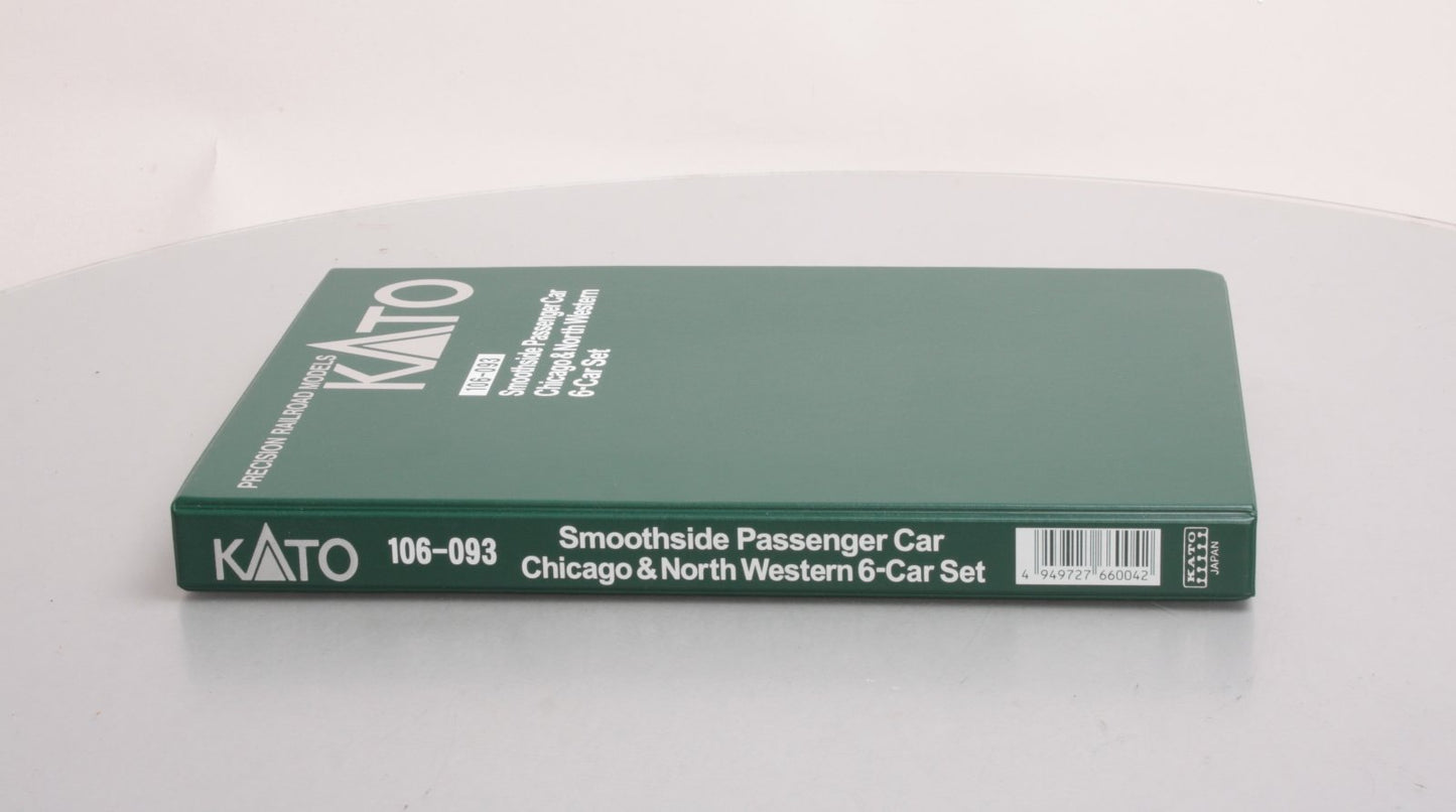 Kato 106-093 Chicago & Northwestern Smoothside Passenger Car Set