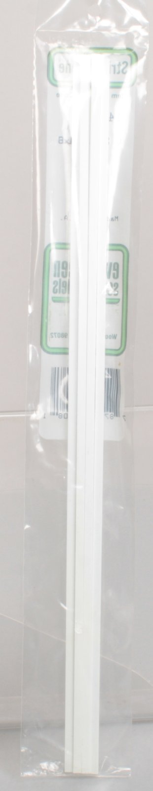 Evergreen Scale Models 1408 O .080" x .166" x 14" Polystyrene Strips (Pack of 6)