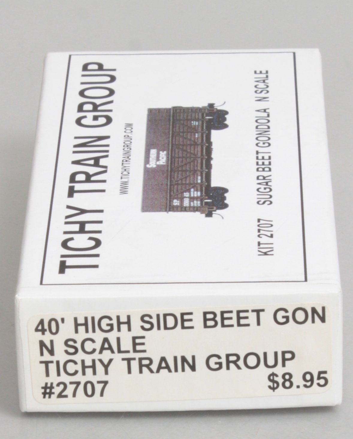 Tichy 2707 N Scale 40' High Side Sugar Beet Gondola Plastic Kit