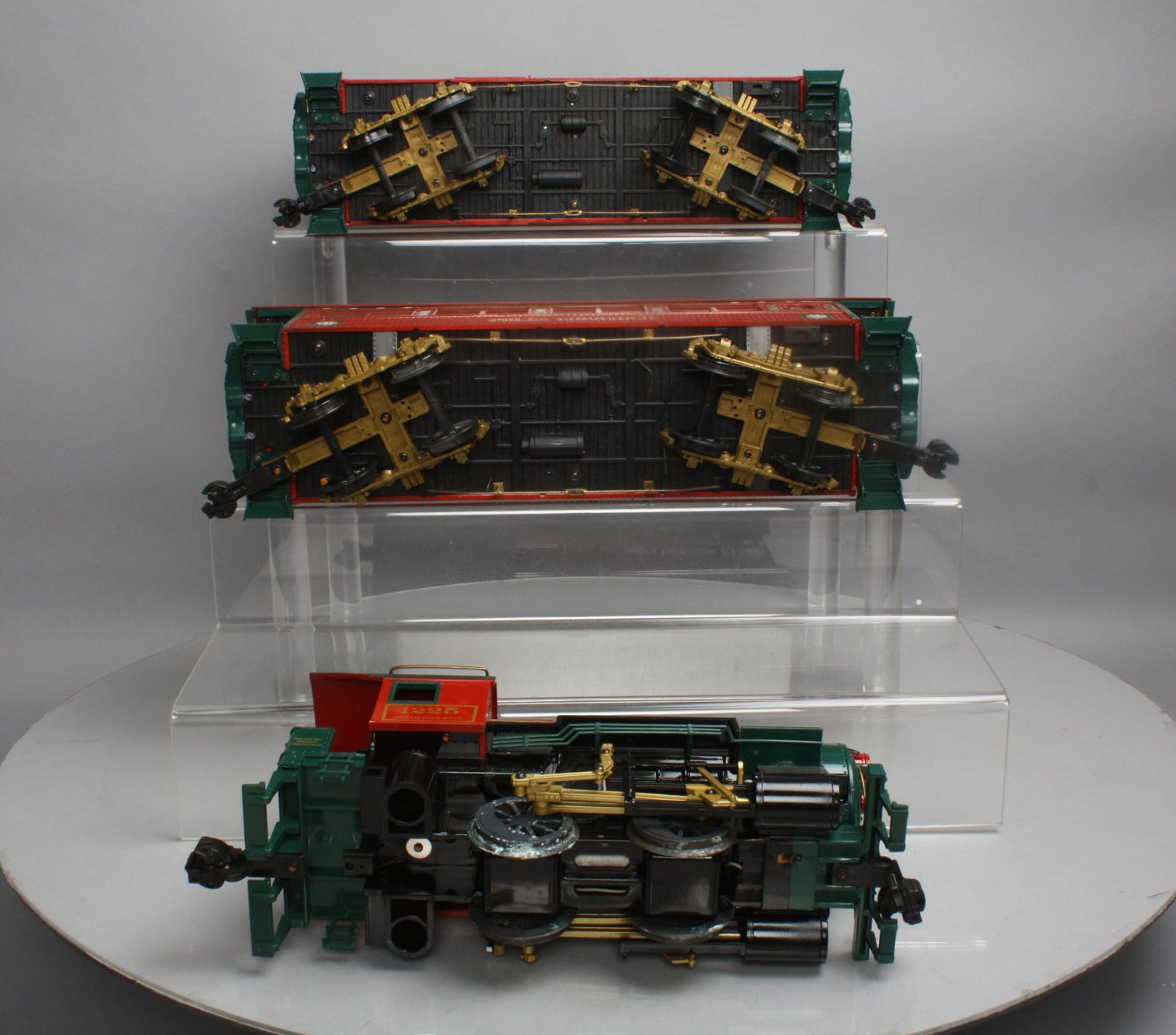 Aristo-Craft 28025 Christmas 0-4-0T G Gauge Steam Freight Starter Train Set