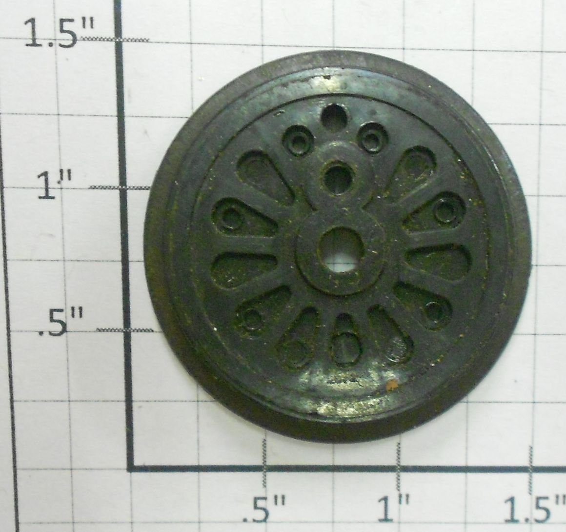 American Flyer 1965-W4G Late Model Plastic Geared wheel ,no Stripe,no stud