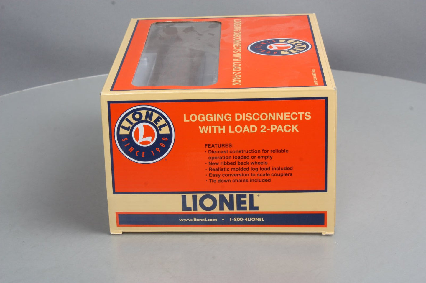 Lionel 6-82849 O Logging Disconnect Car w/Load (Pack of 2)