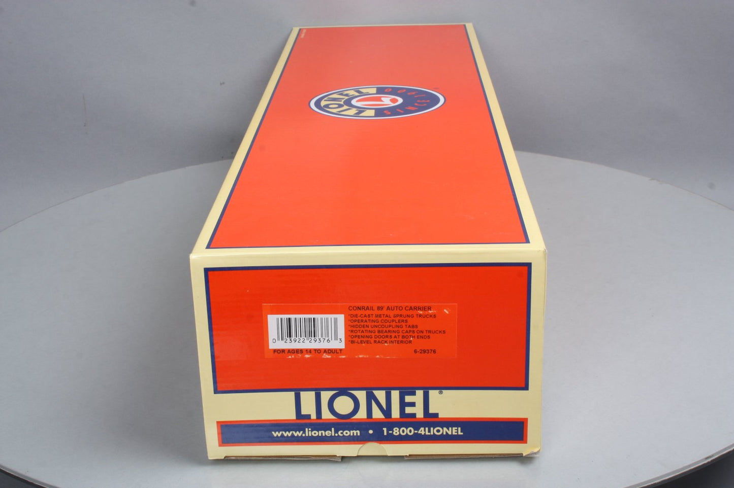 Lionel 6-29376 O CR 89' Autorack Car