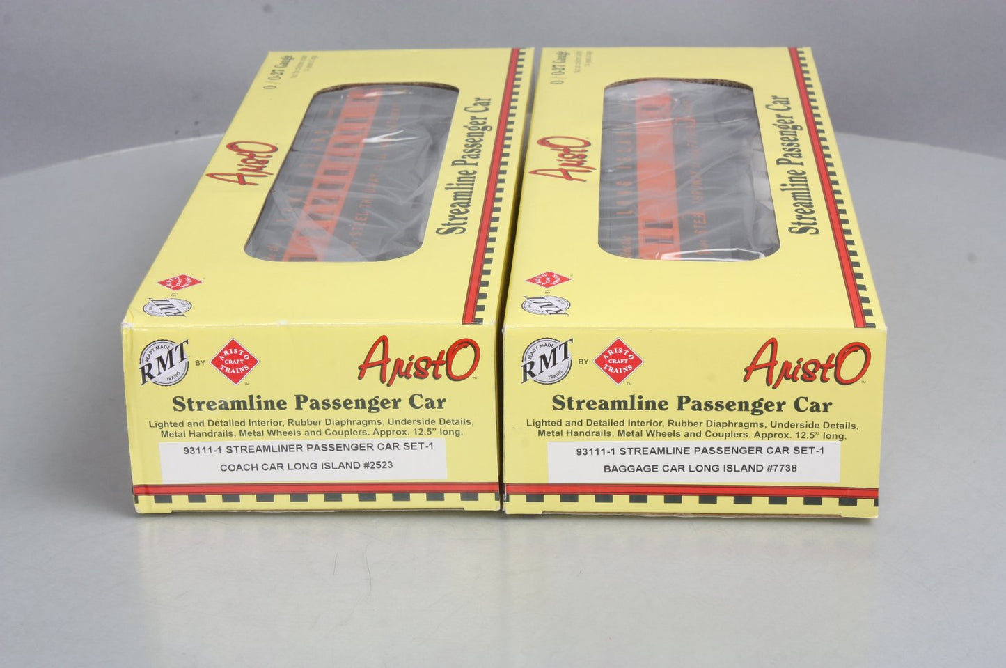 RMT 93111-1 Long Island Streamliner Passenger Car Set-1 #2523 & #7738