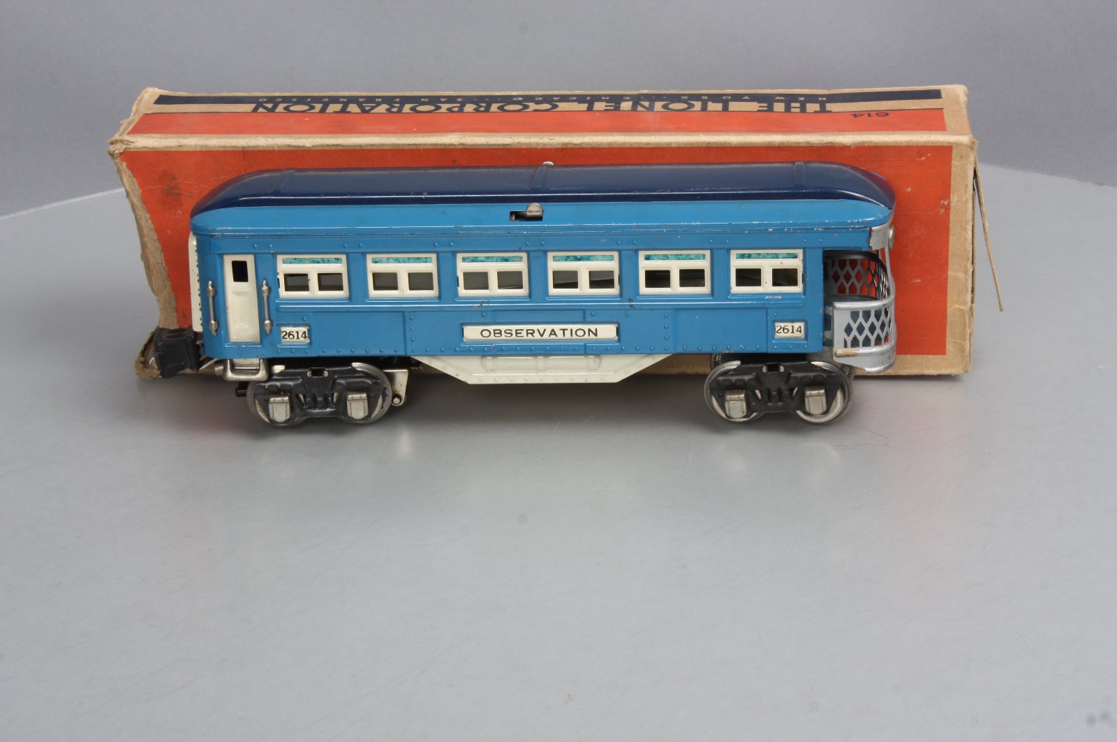 Lionel 2614 Vintage O Prewar Blue Comet Two-Tone Blue Tinplate