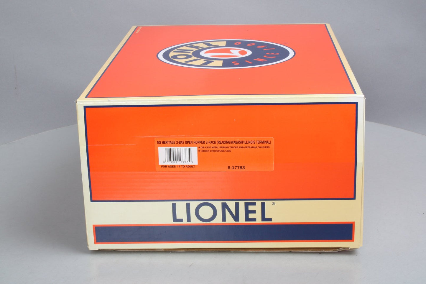 Lionel 6-17783 O NS Heritage 3-Bay Hoppers 3-Pack (RDG/WAB/ITC)