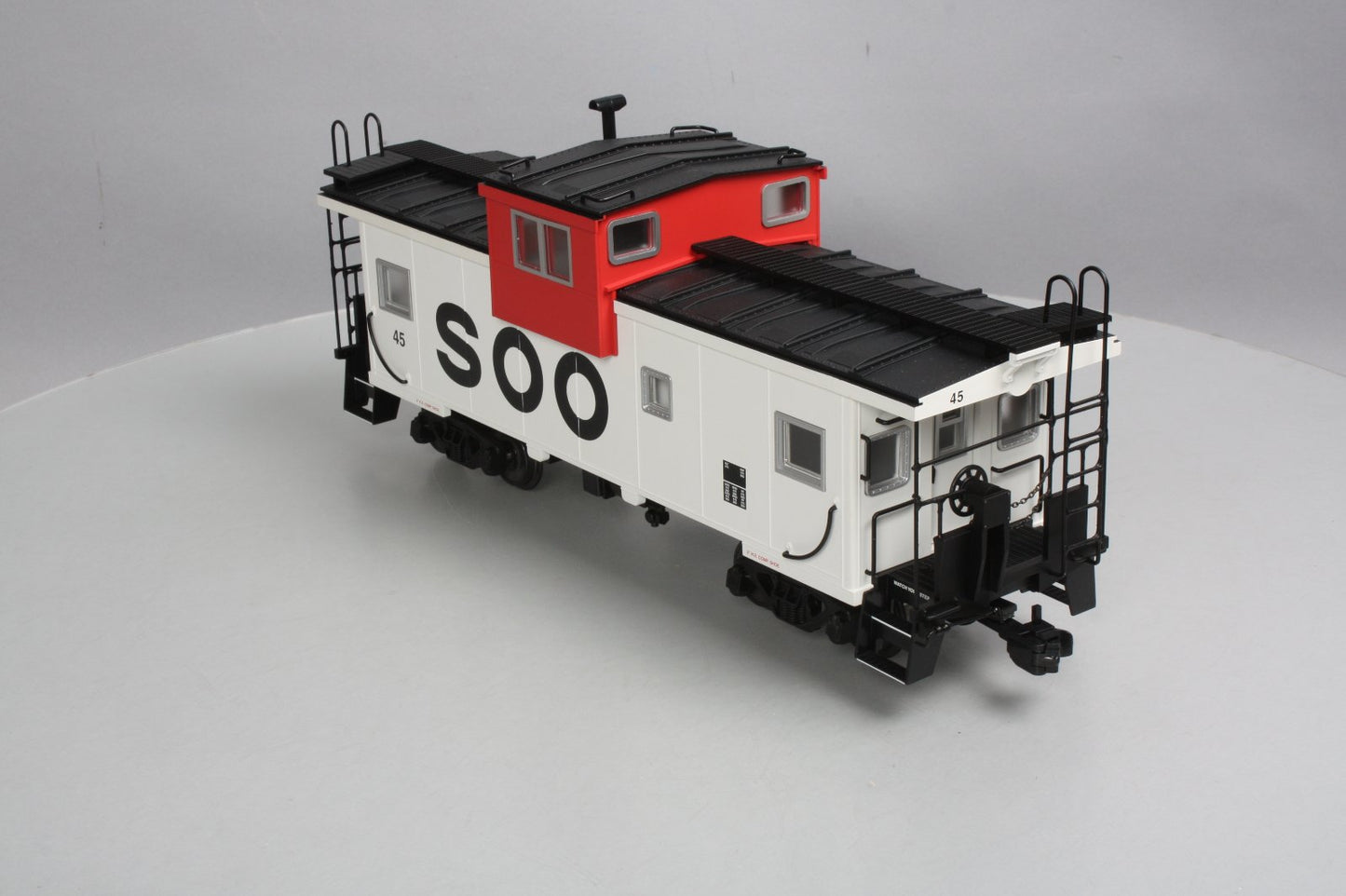 USA Trains 12120 G Soo Line Extended Vision Caboose #45 - Metal Wheels