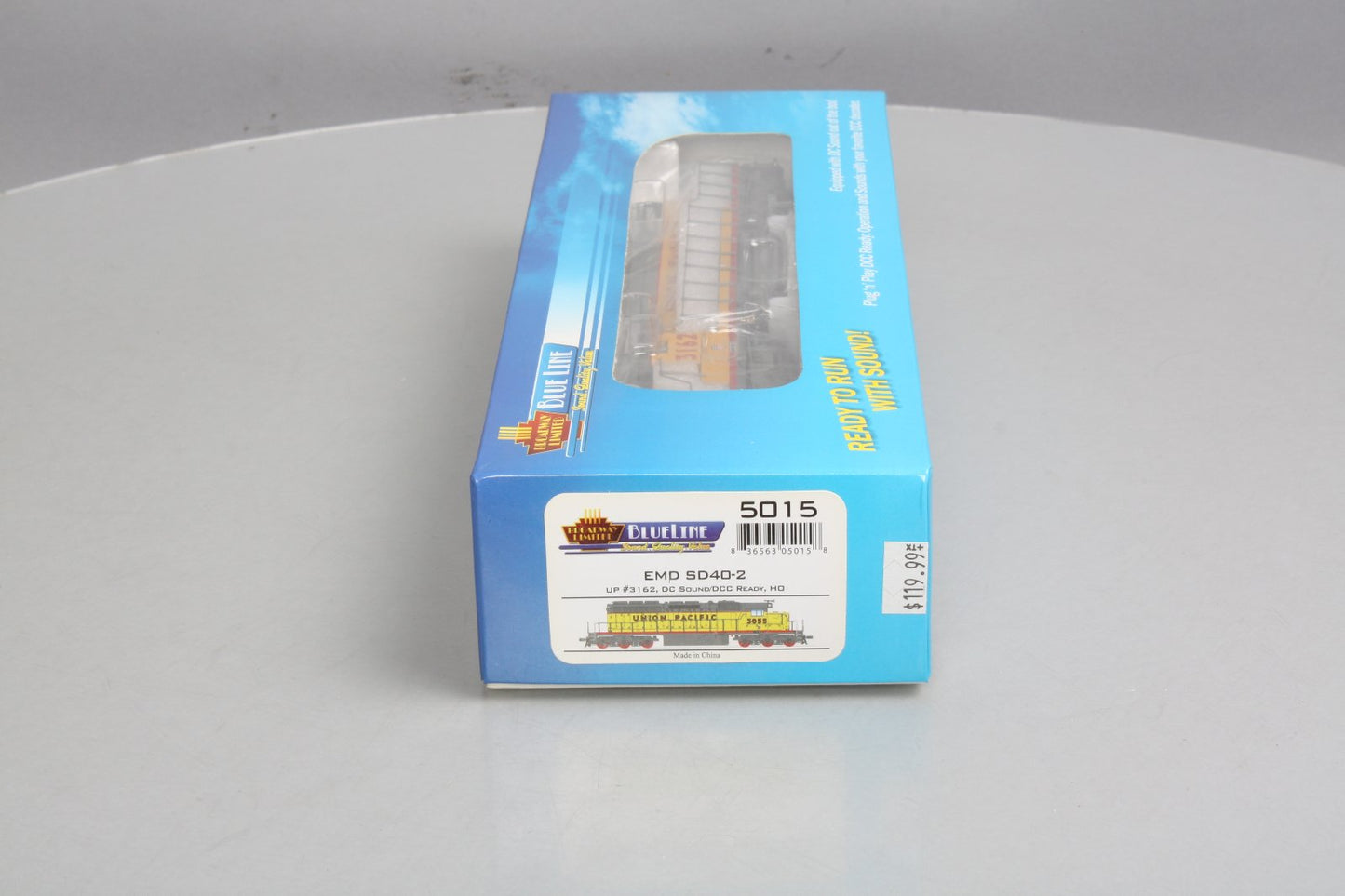 Broadway Limited 5015 HO UP EMD SD40-2 Low Hood Diesel Locomotive w/Sound #3162