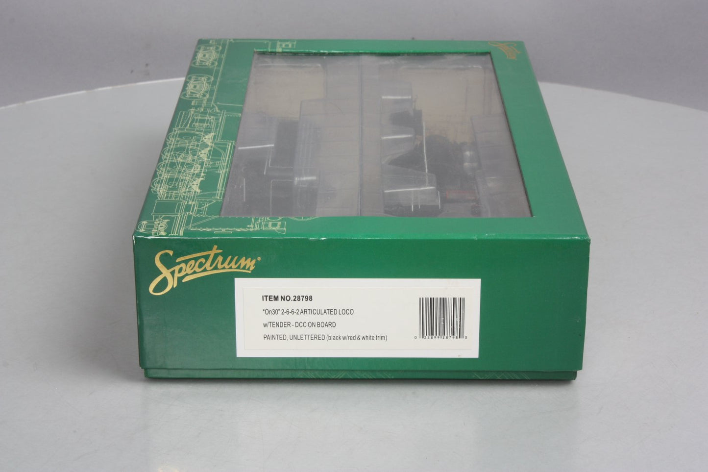 Bachmann 28798 On30 Scale Painted & Unlettered 2-6-6-2 Seam Loco w DCC
