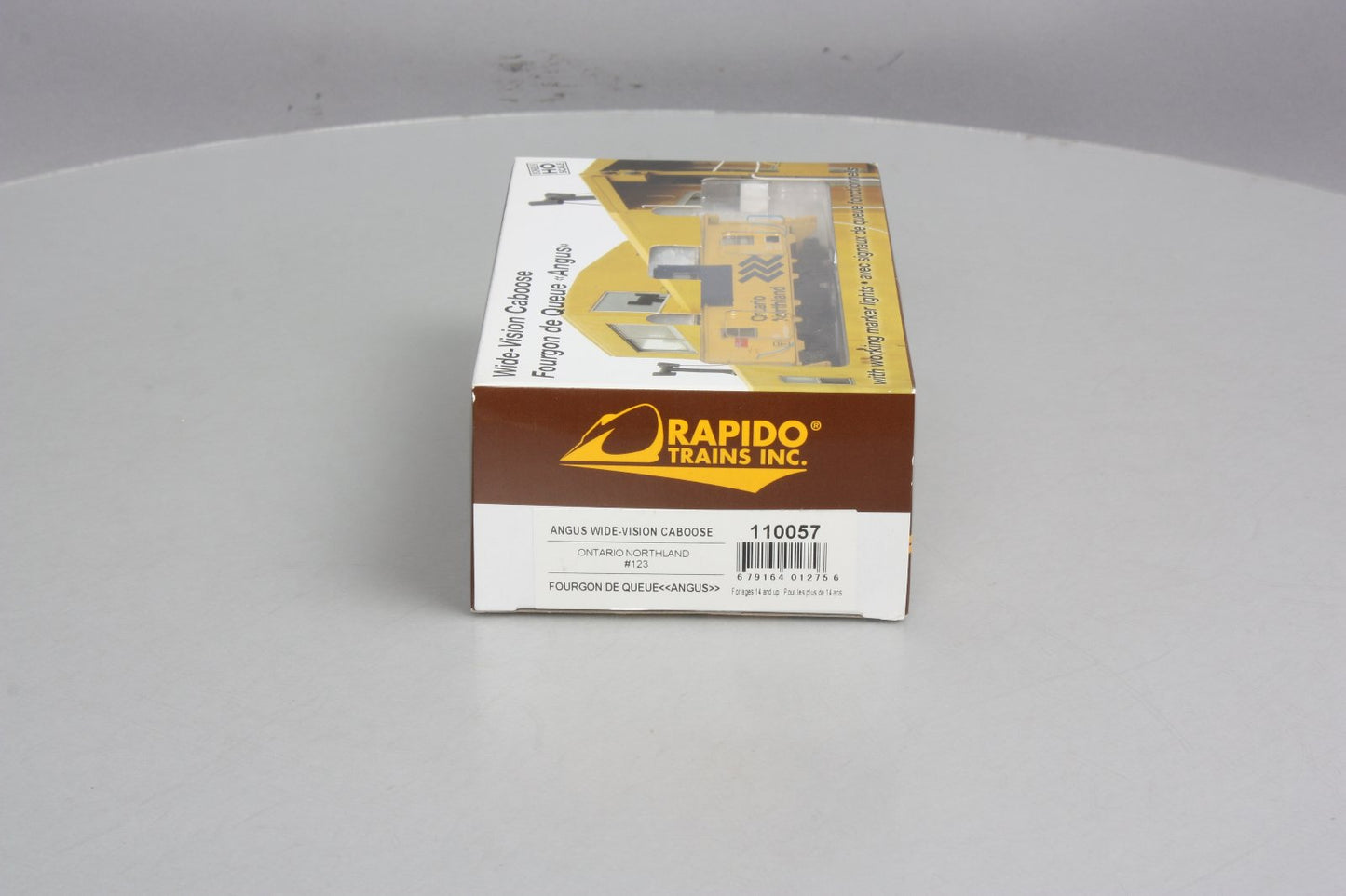 Rapido Trains 110057 HO Ontario Northland Wide-Vision Caboose #123
