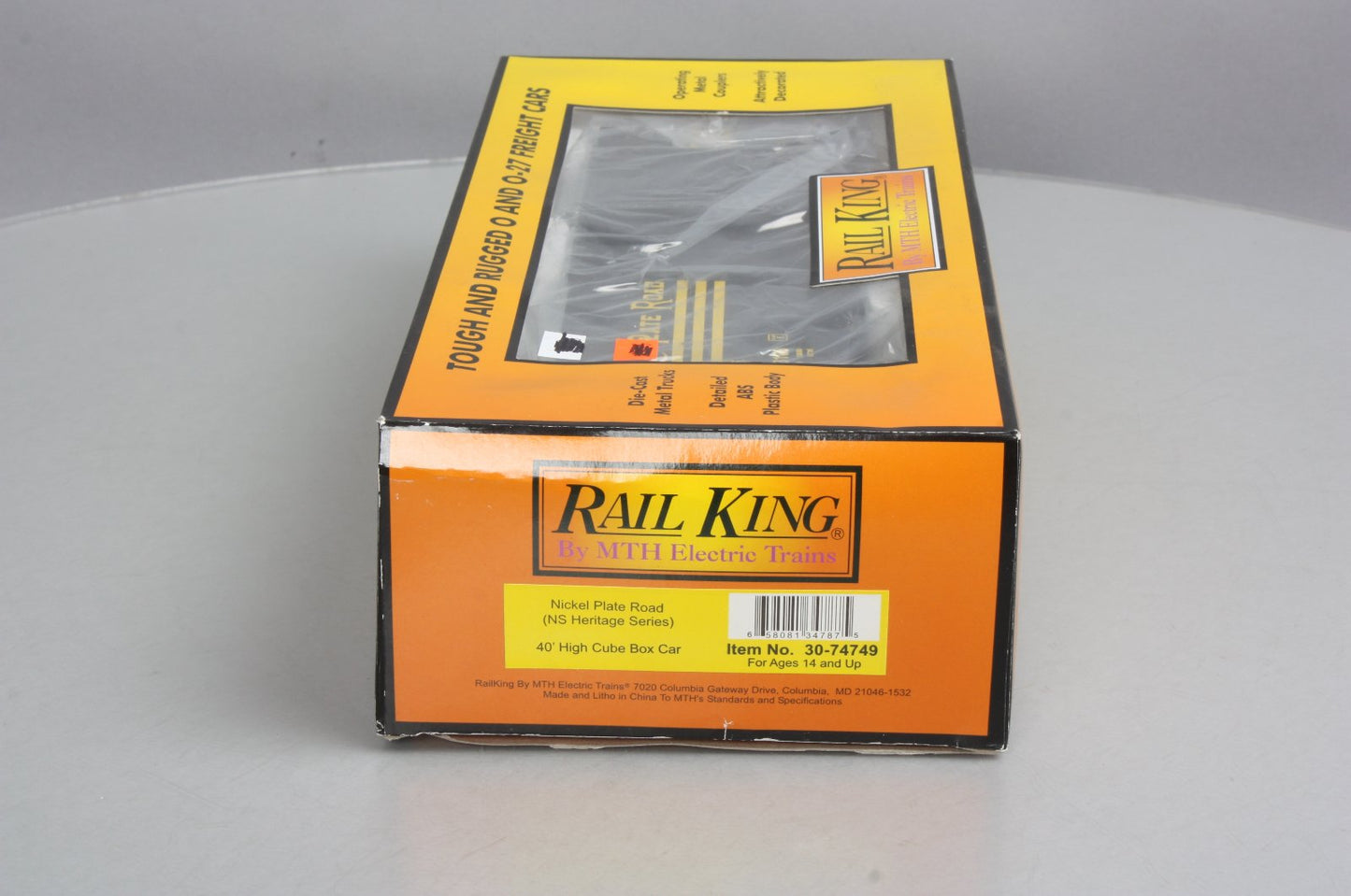 MTH 30-74749 O-27 40' High Cube Box, NKP