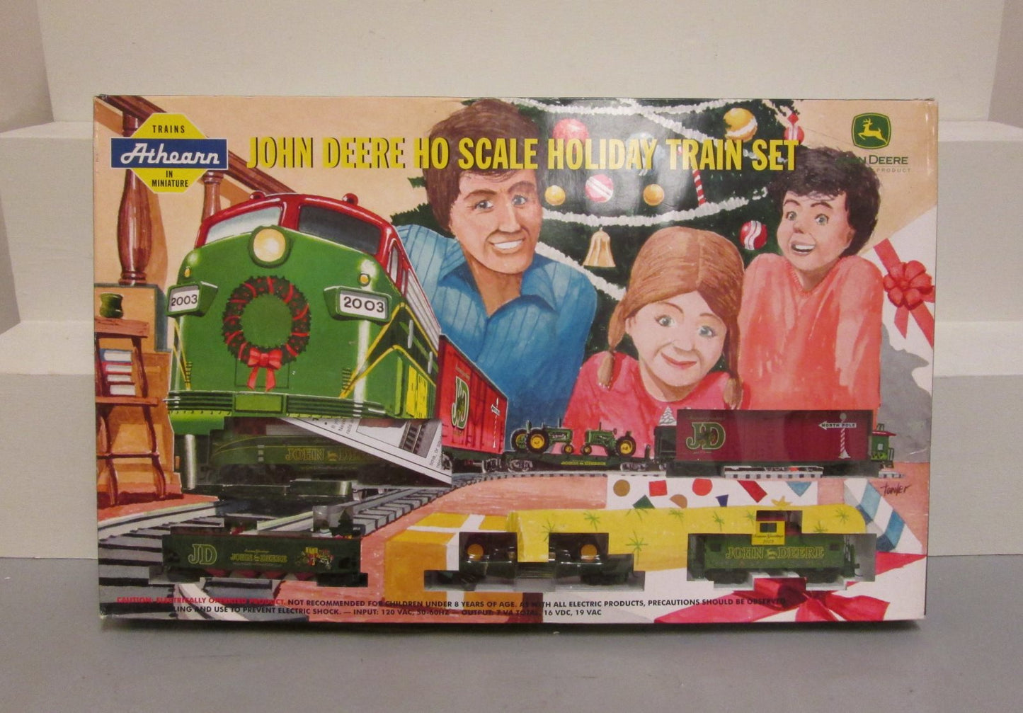 Athearn 9668 John Deere Holiday HO Gauge Diesel Train Set