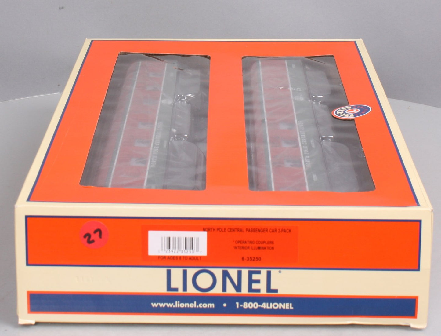 Lionel 6-35250 O Gauge North Pole Passenger Cars (Set of 2)