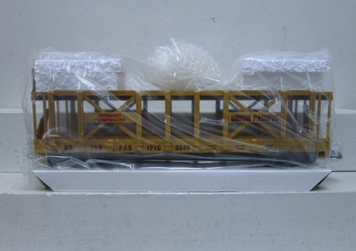 USA Trains R-17216 G Union Pacific Yellow Double-Deck Auto Rack