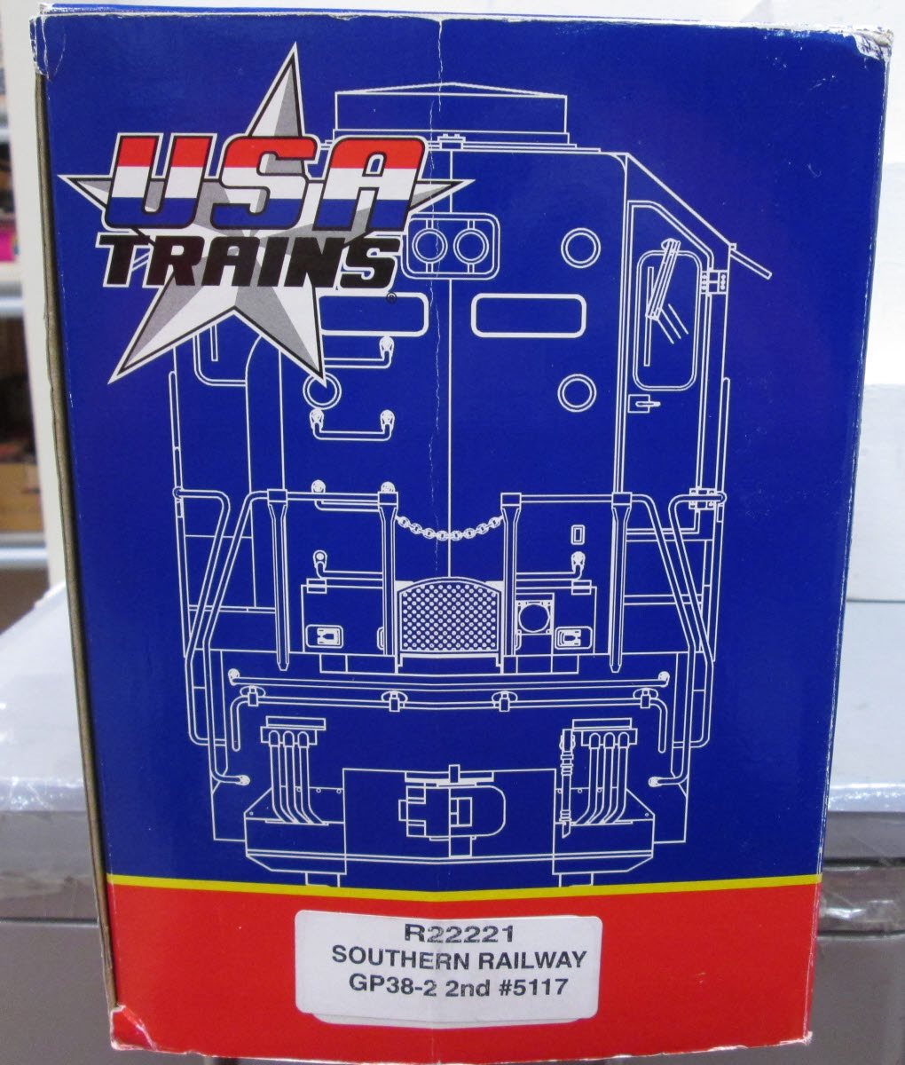 USA Trains 22221 G Southern Railway GP38-2 Powered Diesel Locomotive #5117