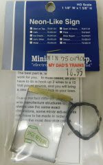 Miniatronics 75-019-01 Shoe Repairs Neon-Like Sign