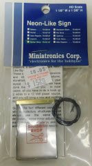 Miniatronics 75-041-01 Barber Shop Neon Like Sign