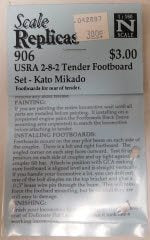 Scale Replicas 906 N USRA 2-8-2 Tender Footboard Set