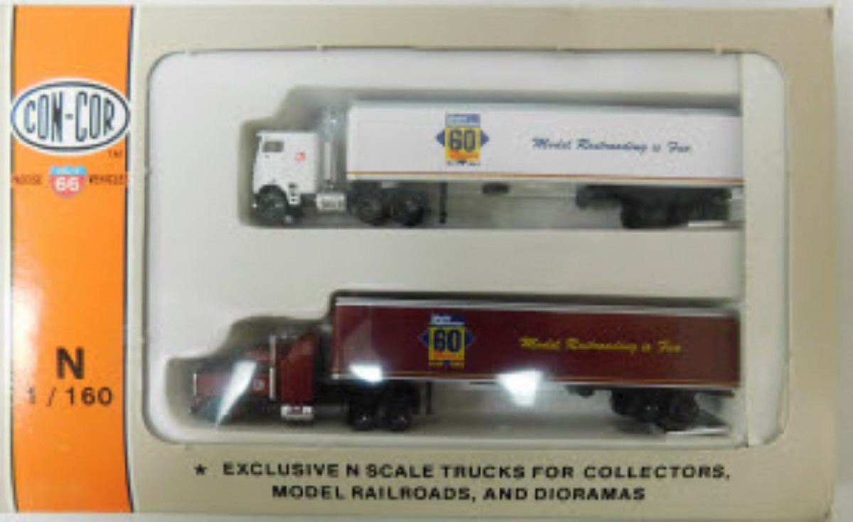 Con-Cor 0004-003047 N Model Rail Roader 60th Anniv Tractor Trailer Truck