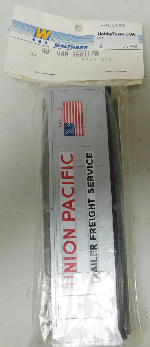 Walthers 933-1658 Union Pacific 40' Van Trailer