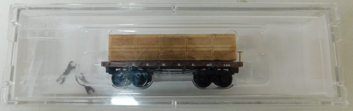 Micro-Trains 15300010 N US Military RR 26' Civil War Flatcar #144