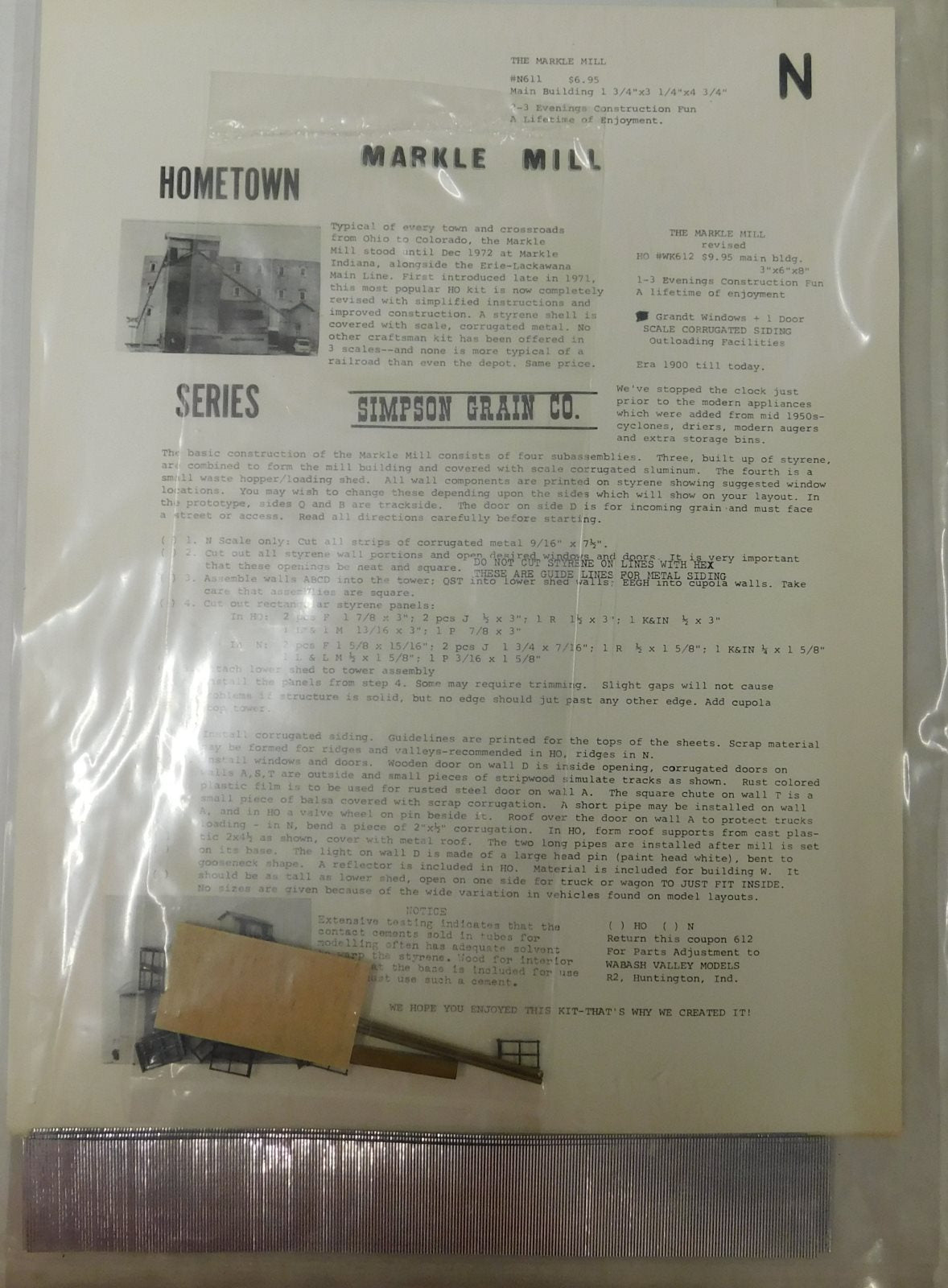 Hometown Series N611 N Markle Mill