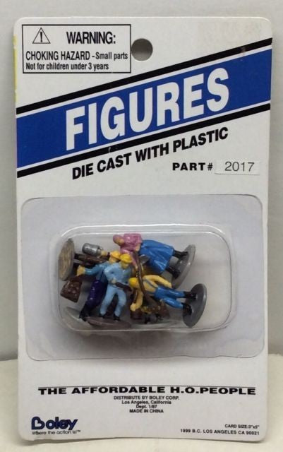 Boley 2017 HO Scale Construction Die Cast With Plastic Figures
