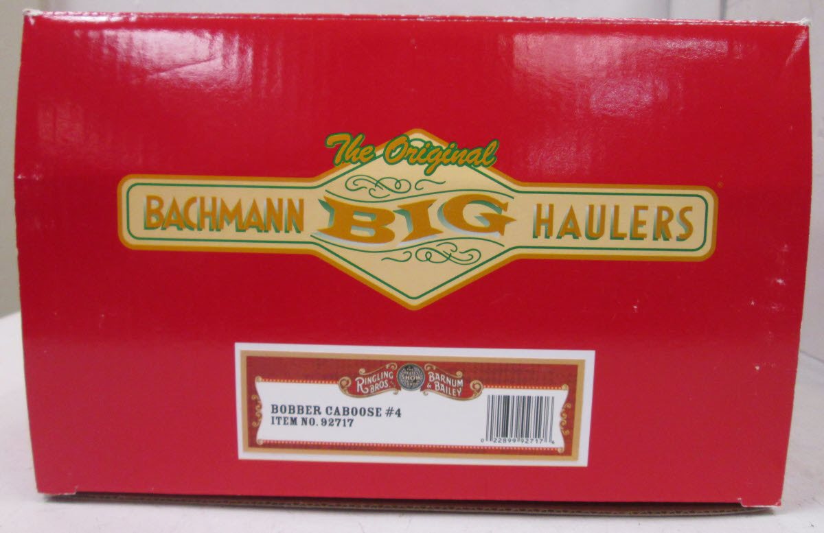 Bachmann 92717 G RBBX 4-Wheel Wood Bobber Caboose with Metal Wheels #4