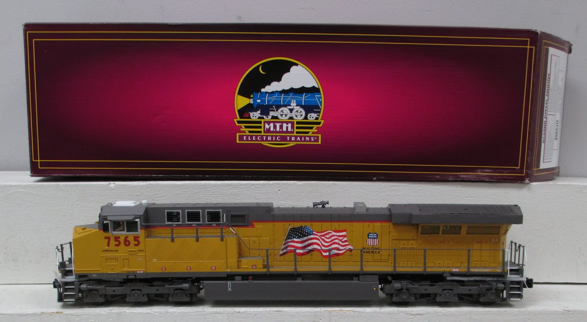 Locomotive diesel Union Pacific AC6000 Diesel Engine 3 rails