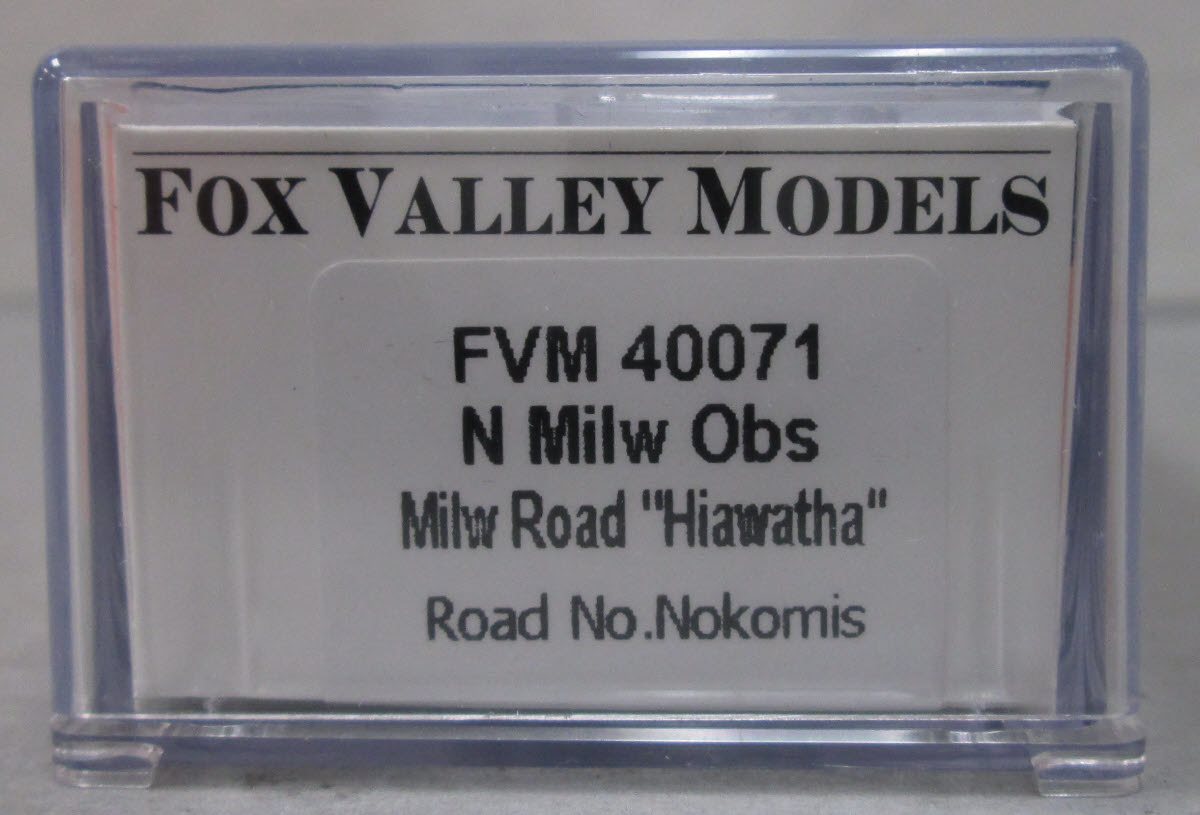 Fox Valley Models 40071 N Milwaukee "Hiawatha" Observation Nokomis
