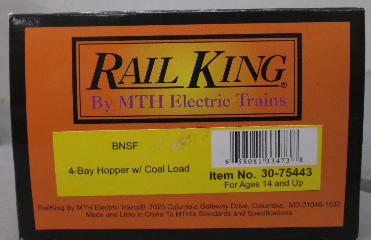 MTH 30-75443 BNSF 4-Bay Hopper