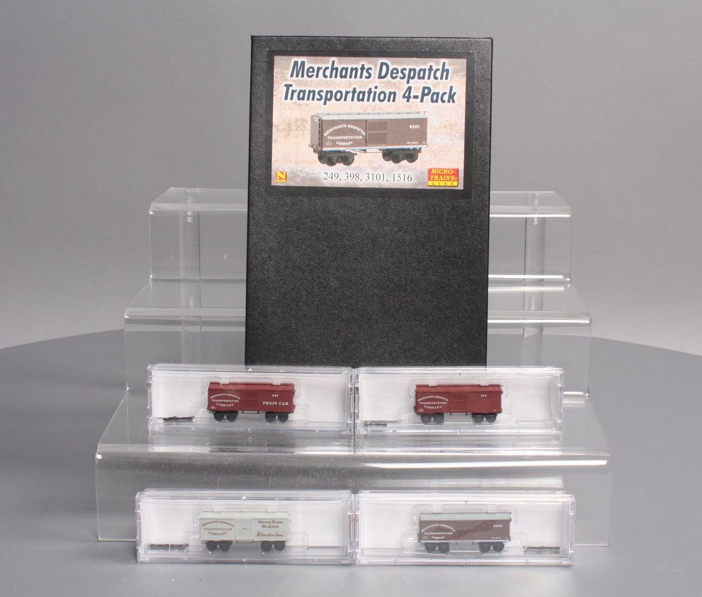 Micro-Trains 99301530 N Merchants Despatch Civil War Era Boxcar (Set of 4)
