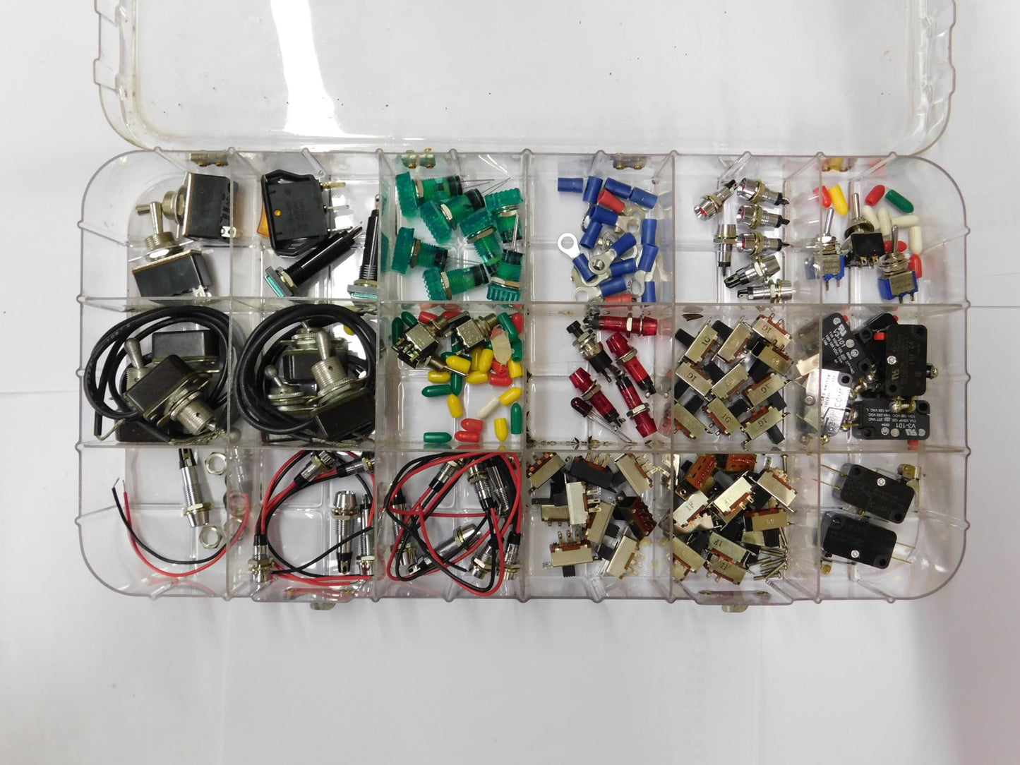 Acme 1000X-3 Toggle Switch/Micro Switch/Indicator Light Assortment (Pack of 100)