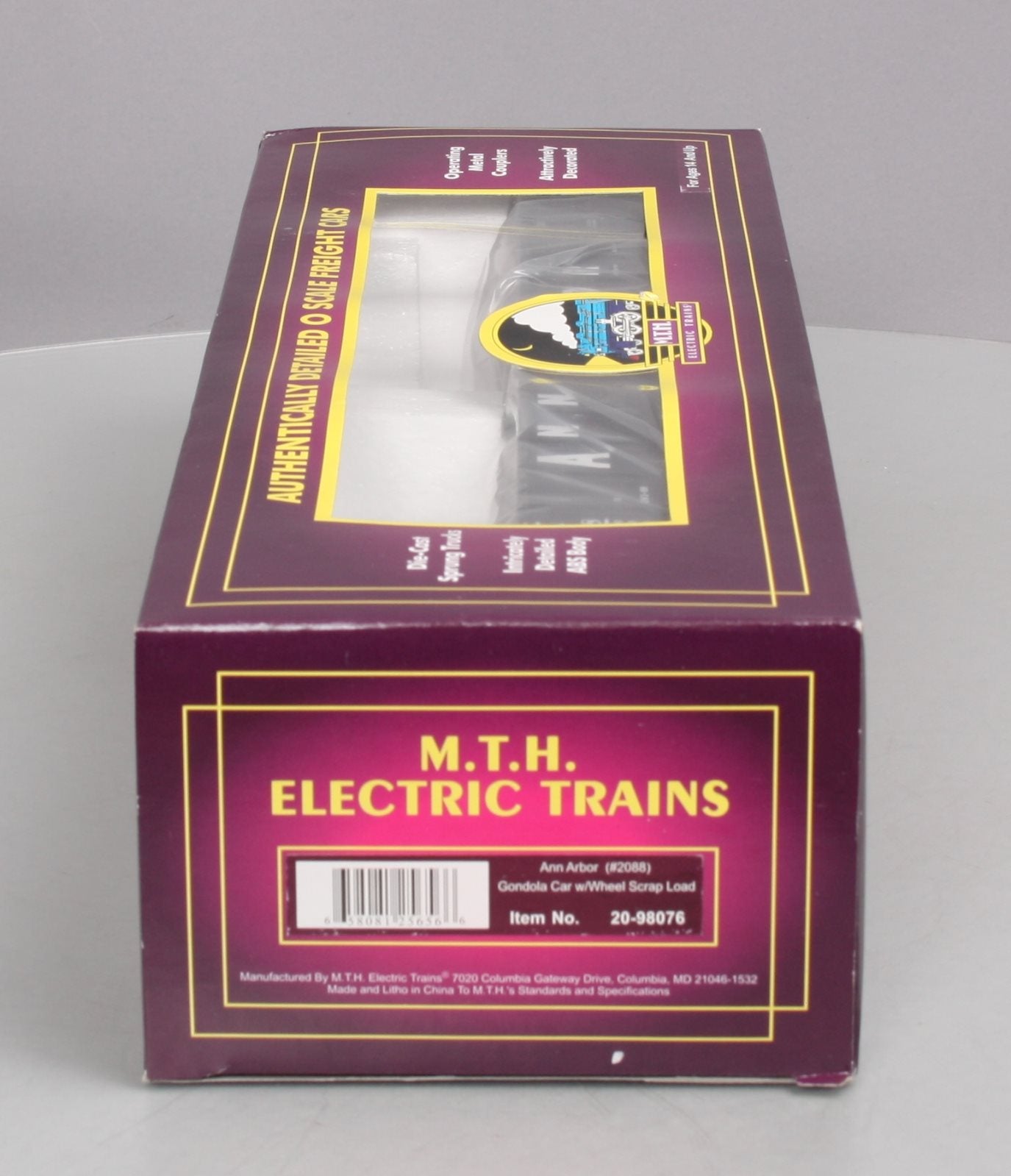 MTH 20-98076 Ann Arbor Gondola Car w/Wheel Scrap Load