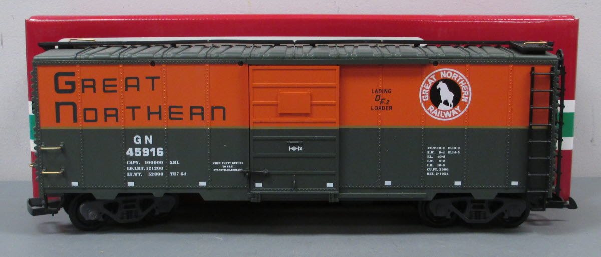 LGB 45916 G Scale Great Northern Boxcar – Trainz