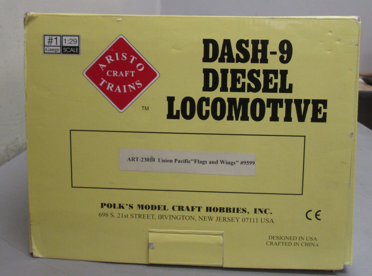 Aristo-Craft 23010 UP Flag & Wings Dash 9-44CW Diesel Locomotive #9599