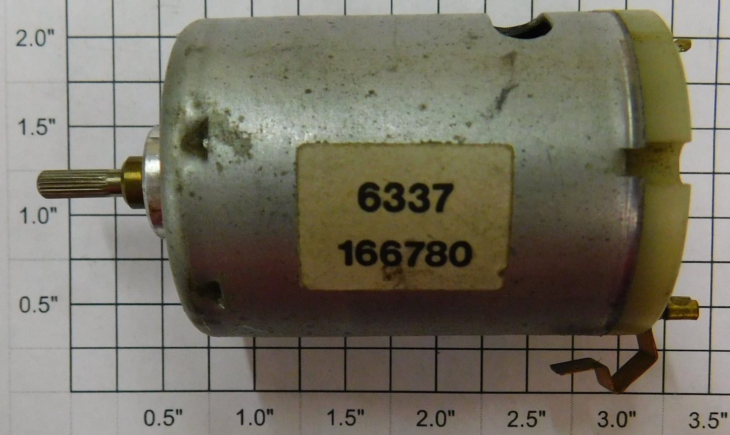 Acme 900-109X 12.0 Volt DC Large Can Motor & Pinion Gear