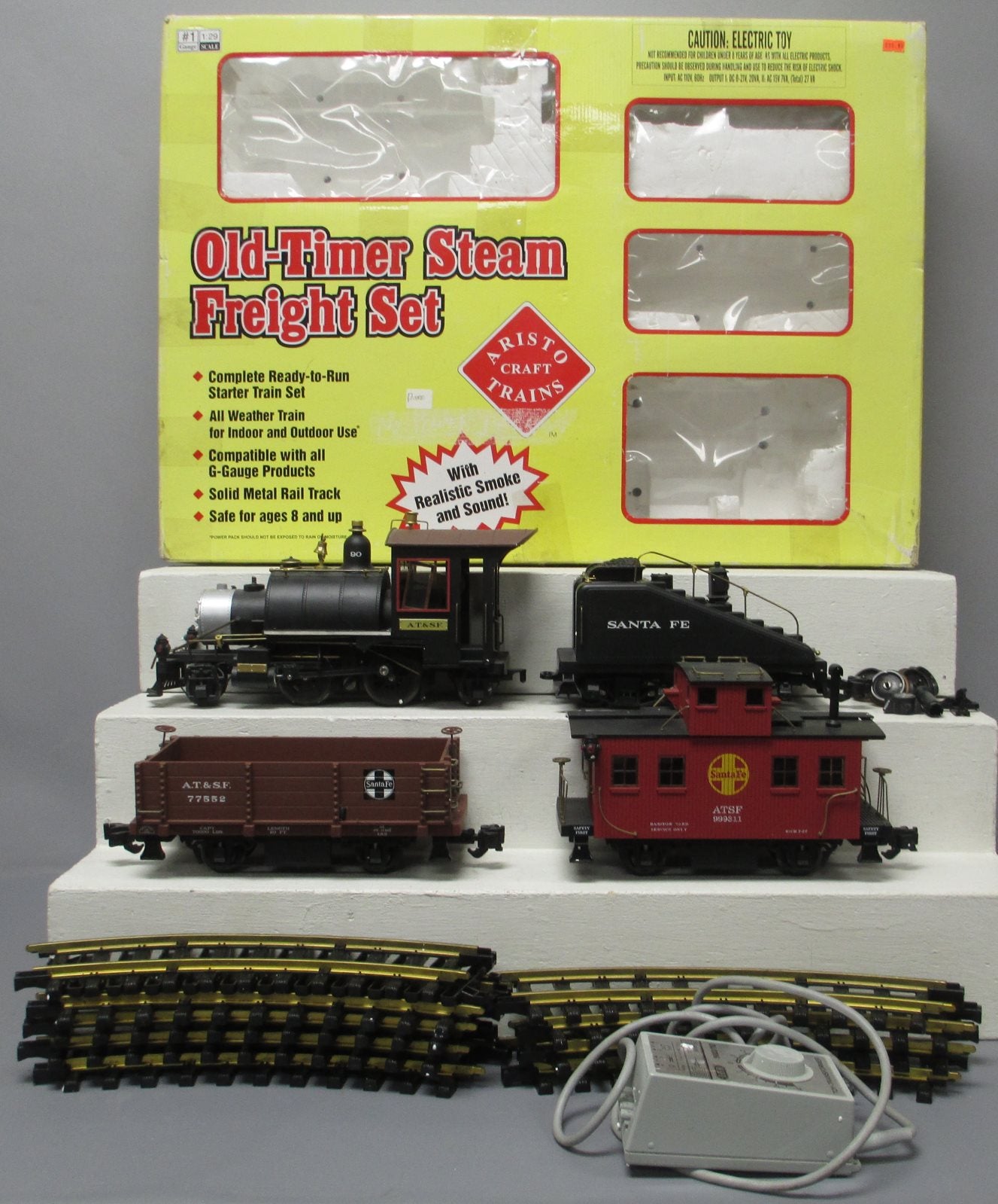 Scale G Gauge Model Trains Aristo-Craft 28402 Santa Fe Old Timer